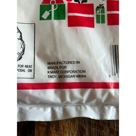 Christmas Tree Disposal Bag 144" Circumference 90" High Trim A Home Kmart Made I - Picture 4 of 5